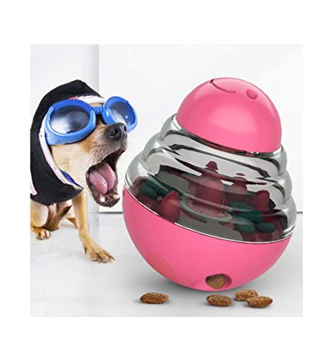 HOQUSA für verstellbare Hunde Tumbler Leckerli-Ball Interaktiver IQ Futterspender Ball Puzzle Spielzeug Slow Feeder Hund Puzzle Tumbler Ball Spielzeug von N&P