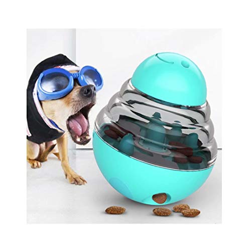 HOQUSA für verstellbare Hunde Tumbler Leckerli-Ball Interaktiver IQ Futterspender Ball Puzzle Spielzeug Slow Feeder Hund Puzzle Tumbler Ball Spielzeug von N&P