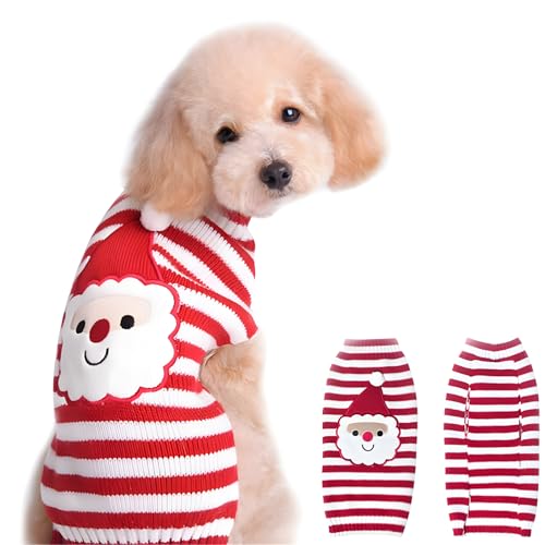 NACOCO Der weihnachtsmann als Haustier, strickhund und Katze sind im kalten Winter für kleine bis mittelgroße Hunde und Katzen Weihnachten ausgerüstet (Santa Claus, X-Large) von NACOCO