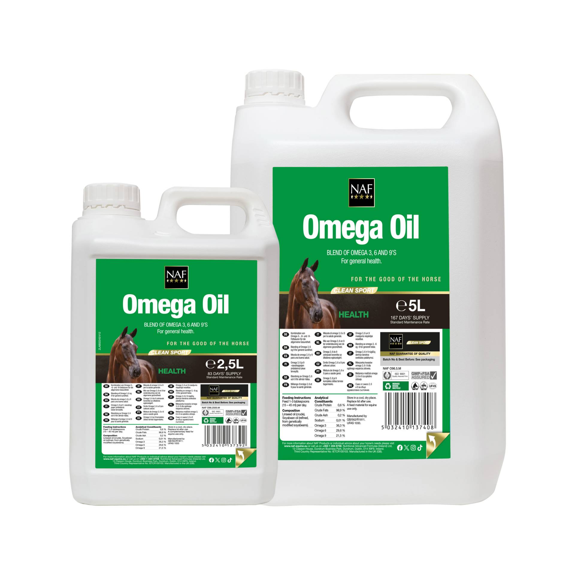 NAF Omega Oil - 5 Liter NAF Omega Oil - 5 Liter von NAF Equine