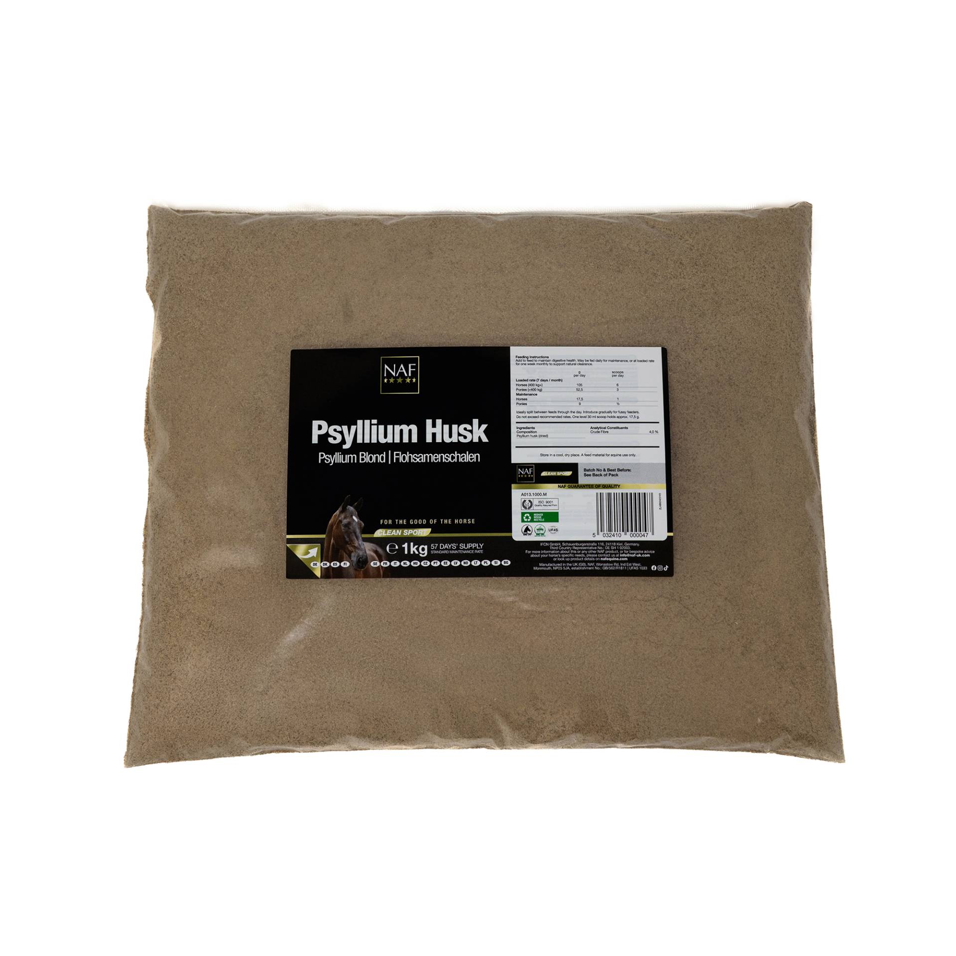 NAF Psyllium Husk - 1 kg NAF Psyllium Husk - 1 kg von NAF Equine