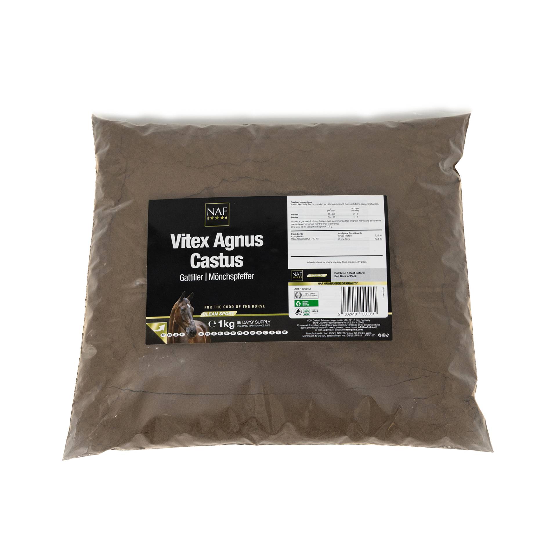 NAF Vitex Agnus Castus - 1 kg NAF Vitex Agnus Castus - 1 kg von NAF Equine