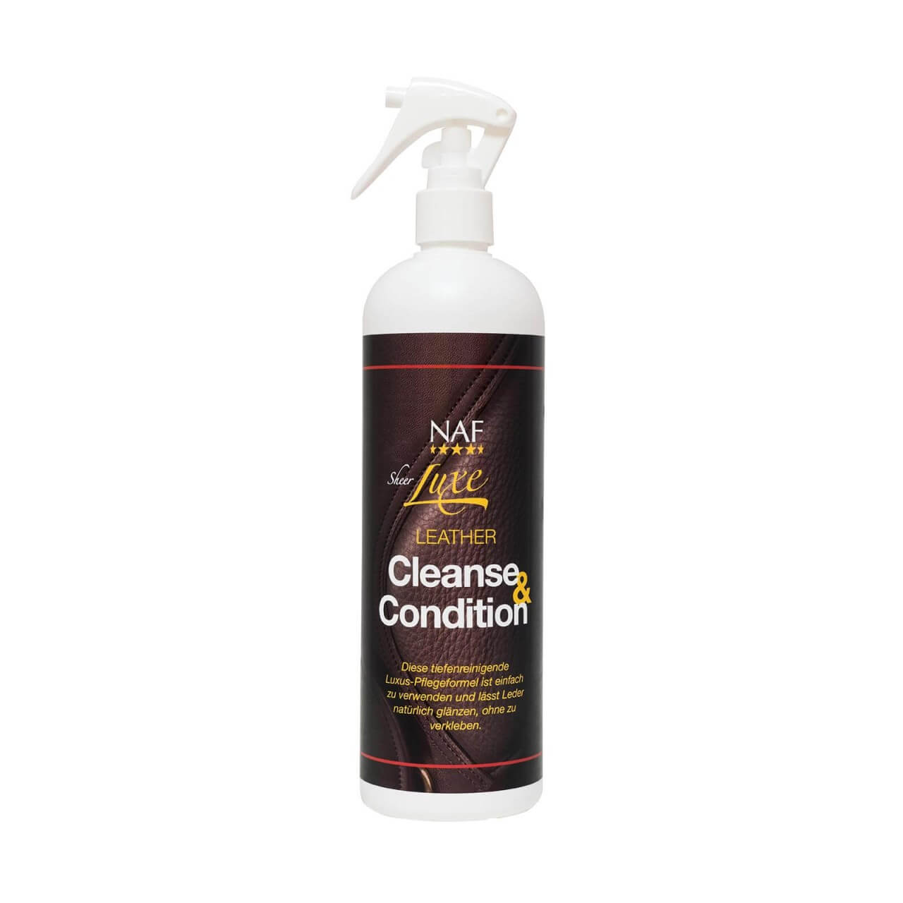Naf Sheer Luxe Leather Cleanse & Condition 500ml Lederpflege-Spray Naf Sheer Luxe Leather Cleanse & Condition 500ml Lederpflege-Spray von NAF