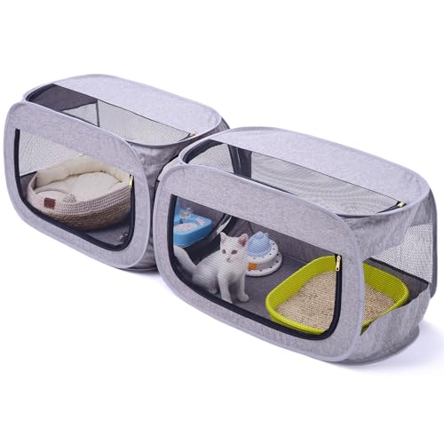 NAFU Eck-Katzenlaufstall mit Katzentoilettenfach für den Innenbereich, platzsparendes Haustier-Laufstall, faltbares und tragbares Gehege für Kätzchen oder Welpen, Katzenhäuser & Höhlen NAFU Eck-Katzenlaufstall mit Katzentoilettenfach für den Innenbereich, platzsparendes Haustier-Laufstall, faltbares und tragbares Gehege für Kätzchen oder Welpen, Katzenhäuser & Höhlen von NAFU