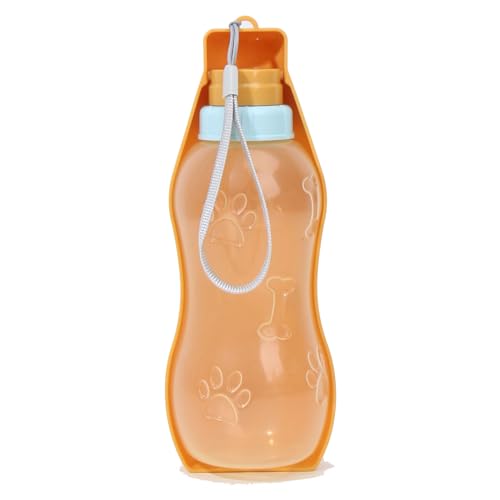 NAHANGPET Hunde-Wasserflasche (550 Orange) von NAHANGPET