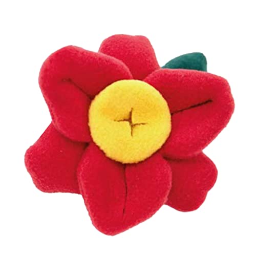 Snuffle Dogs Toy Squeak Plush Flower Biss Resistant Soft Chew Toy For Cats Hide-Seek Exercises Encouraging Foraging Dogs Squeak Plush Toy For Teething Puppies For Teeth Cleaning For Beißringe Hide And von NAIXUE