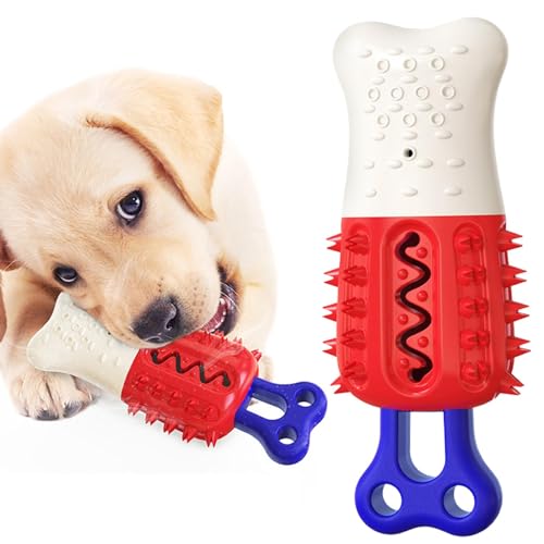 NAIYAN Cooles Beißstäbchen-Kauspielzeug für Hunde, Frozen Dog Kauspielzeug EIS am Stiel | Kauspielzeug für Haustiere in EIS am Stiel, Knochenform, Backenzahnstange - Beißspielzeug, einfrierbares von NAIYAN