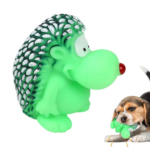NAIYAN Hundespielzeug Igel Quietschen,Hundequietschenspielzeug,Interaktives Spielzeug für Haustiere | Robustes Kauspielzeug für Hunde, interaktiv für Haustiere, Beißtraining, Spielspielzeug für von NAIYAN