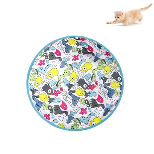 NAKUL Interaktives Katzenspielzeug,Katzenspielzeug Ball,Katzenmatte,Intelligenter Katzen Spielzeug Bälle Katzen Spielteppich Für Stimuliert Den Jagdinstinkt (B Matte) von NAKUL