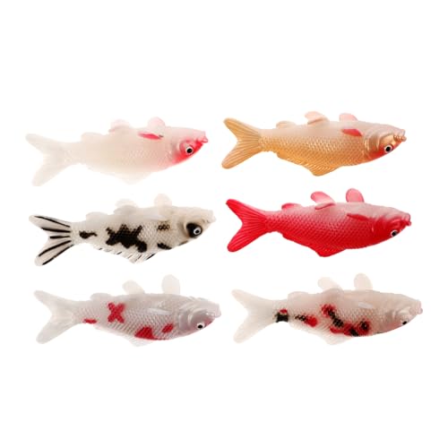 NAMOARLY 6 Stück Aquarium Dekoration Künstlicher Fisch Künstlicher Fisch Unterwasser Dekoration Meerestiere Danimals Stofftier Koi Karpfen Künstlicher Karpfen NAMOARLY 6 Stück Aquarium Dekoration Künstlicher Fisch Künstlicher Fisch Unterwasser Dekoration Meerestiere Danimals Stofftier Koi Karpfen Künstlicher Karpfen von NAMOARLY