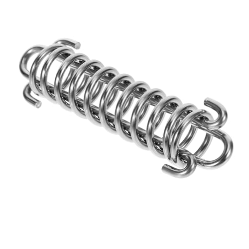 NAMOARLY Hundeleine Hundeseile Welpe Trainingsleine Gleitleinen für Hunde Haustier Hochleistungsfeder Spannungsfeder stoßdämpfende Feder Rostfreier Stahl Silver NAMOARLY Hundeleine Hundeseile Welpe Trainingsleine Gleitleinen für Hunde Haustier Hochleistungsfeder Spannungsfeder stoßdämpfende Feder Rostfreier Stahl Silver von NAMOARLY