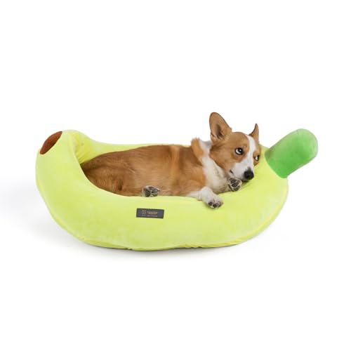 NANDOG Insta Fun Specialty Hunde- und Katzenbett-Kollektion (große Banane) von NANDOG