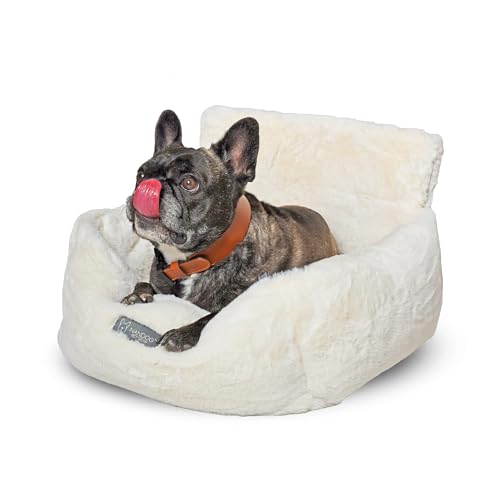 NANDOG Luxuriöses Cloud Hunde-Auto-Sitzbett in gebrochenem Weiß – Ultra-Plüschstoff, waschbare Polsterung und sichere Sicherheitsgurtgurte für kleine/mittelgroße Hunde NANDOG Luxuriöses Cloud Hunde-Auto-Sitzbett in gebrochenem Weiß – Ultra-Plüschstoff, waschbare Polsterung und sichere Sicherheitsgurtgurte für kleine/mittelgroße Hunde von NANDOG