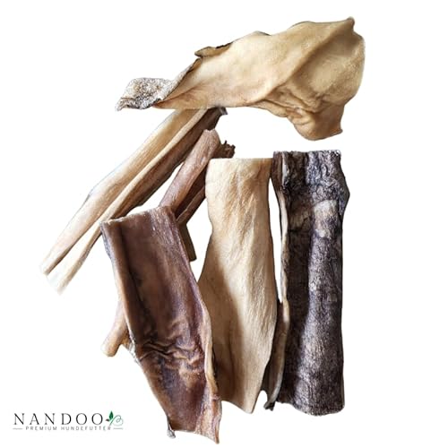 NANDOO Premium Hundefutter Wildschweinhaut 500g von NANDOO Premium Hundefutter