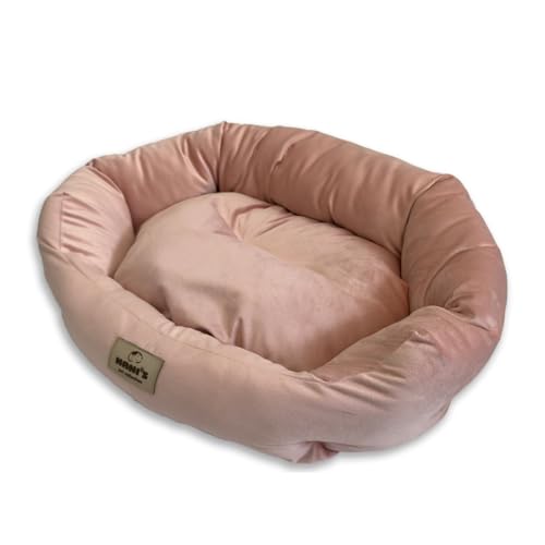Luxe Velvet Haustierbett für Katzen, Hunde, superweich, extra gemütlich, einzigartig geformtes Haustierbett, Größe M Luxe Velvet Haustierbett für Katzen, Hunde, superweich, extra gemütlich, einzigartig geformtes Haustierbett, Größe M von NANI'S Pet Collection