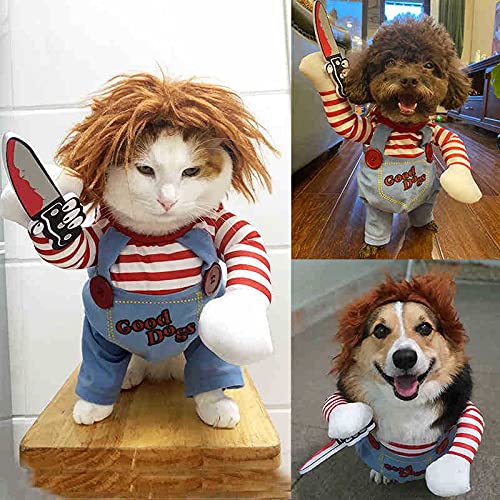 NARFIRE Pet Fun Cosplay Kostüme, niedliche Hundekleidung für Halloween, Party-Dekoration von NARFIRE