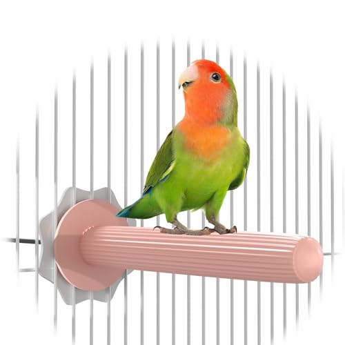 USB-beheizte Sitzstange, speziell für Haustiervögel wie Nymphensittiche, Amazonas-Papageien und Wellensittiche, mit einer sicheren Oberflächentemperatur von ca. 40 °C, Vogelkäfig-Zubehör, Rosa, 15,2 USB-beheizte Sitzstange, speziell für Haustiervögel wie Nymphensittiche, Amazonas-Papageien und Wellensittiche, mit einer sicheren Oberflächentemperatur von ca. 40 °C, Vogelkäfig-Zubehör, Rosa, 15,2 von NASIDE