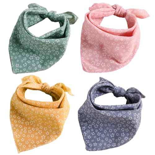4pcs Hundebandana, 17x17 Triangle Sommerhunde Kühlungsbandana, verstellbare und waschbare Kleidungsdekoration Accessoires für Hund, Katzen, Welpe, Kinder 4pcs Hundebandana, 17x17 Triangle Sommerhunde Kühlungsbandana, verstellbare und waschbare Kleidungsdekoration Accessoires für Hund, Katzen, Welpe, Kinder von NASSMOSSE