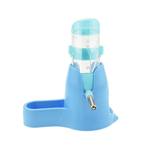 Hamster Wasserflasche Automatischer Futterspender Wasserfutterspender für Kleintiere Meerschweinchen Ratte Kaninchen Zwerg Rennmaus Blau von NASSMOSSE