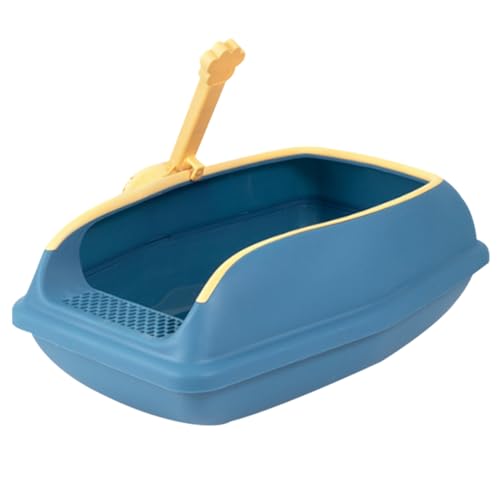 Kätzchendrüsenbox 9.1x15x5.9 in Sicherheit Offener oberer Kleiner Katzentoilette Hochseiten Seitleuterschachtel mit Schaufelkatze Katzentoilette für Heimreiseblau Kätzchendrüsenbox 9.1x15x5.9 in Sicherheit Offener oberer Kleiner Katzentoilette Hochseiten Seitleuterschachtel mit Schaufelkatze Katzentoilette für Heimreiseblau von NASSMOSSE