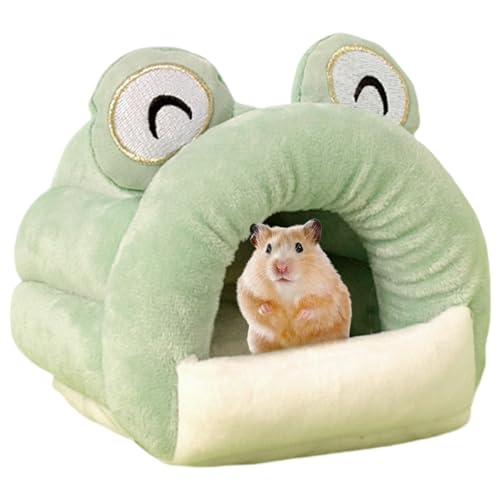 Meerschweinchen -Versteck, Meerschweinchen -Accessoires, Meerschweinehaus -Isolierung waschbar, Winter Hamsterbett gemütlich süße Hamster -Versteck für kleine Haustiere, Frettchen, Chinchilla, Hasen von NASSMOSSE