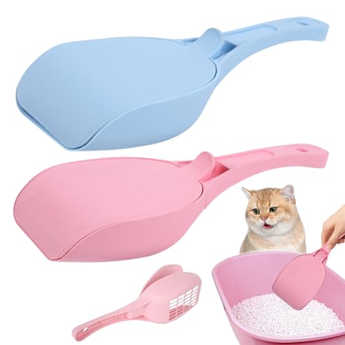 NASSMOSSE 2pcs Katzenstreu-Schaufel mit langem Griff 10.04x3.90x3,23 Zoll Katzenkacke Scooper Nicht-Schicht-Katzenstreuschaufel mit feinem Loch und Deckel für Haustierversorgung NASSMOSSE 2pcs Katzenstreu-Schaufel mit langem Griff 10.04x3.90x3,23 Zoll Katzenkacke Scooper Nicht-Schicht-Katzenstreuschaufel mit feinem Loch und Deckel für Haustierversorgung von NASSMOSSE