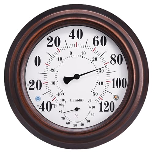 NASSMOSSE Wandthermometer Innenräume, 8 -Zoll NASSMOSSE Wandthermometer Innenräume, 8 -Zoll von NASSMOSSE