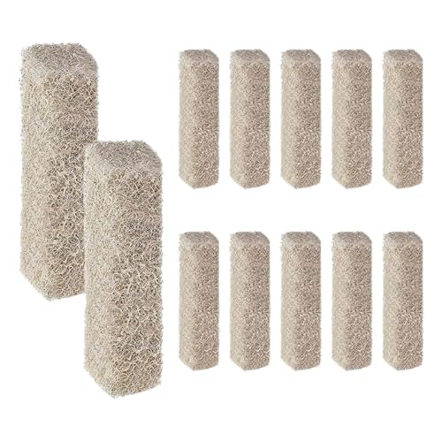 NATEFEMIN Ammoniakentferner-Pads, Ersatz-Ammoniak-Filtermedien für Aqueon QuietFlow 10 LED Pro Powerfilter, 12 Stück von NATEFEMIN