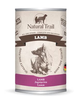 Natural Trail 5x400g + 400g GRATIS Lamm Monoprotein Nassfutter Getreidefrei Hund Single Protein von NATURAL TRAIL