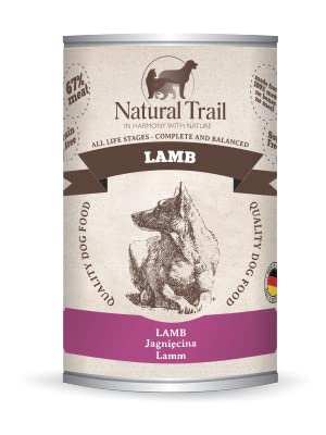 Natural Trail® LAMM Monoprotein Nassfutter Getreidefrei Hund Single Protein von NATURAL TRAIL