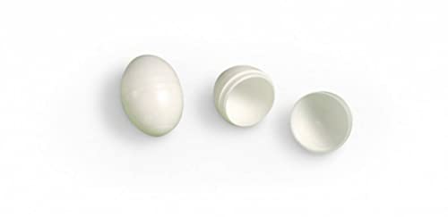 NATURAL Eier Kunststoff Hohl, 25pcs von NATURAL