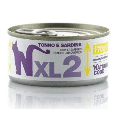 Natural Code XL für Katze 170g, Thunfisch und Sardinen von NATURAL