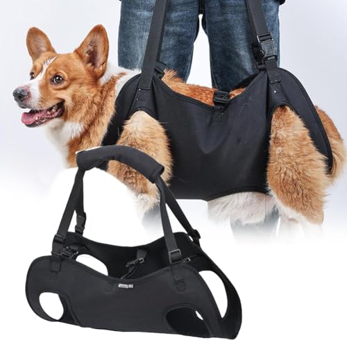 Hundegeschirr, Unterstützung und Rehabilitationsschlinge, verstellbar, gepolstert, atmungsaktiv, für ältere Menschen, Behinderte, Gelenkverletzungen, Arthritis, Stabilitätsverlust Hundegeschirr, Unterstützung und Rehabilitationsschlinge, verstellbar, gepolstert, atmungsaktiv, für ältere Menschen, Behinderte, Gelenkverletzungen, Arthritis, Stabilitätsverlust von NAUXIU
