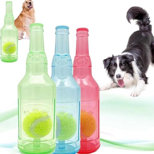 NAUXIU Buntes Flaschenspielzeug, Flaschenspielzeug für Hunde, Kauspielzeug für Hunde, Wasserflaschenspielzeug für Hunde, Kunststoff-Flaschenspielzeug für Hunde, Hundespielzeug, Wasserflaschen-Cruncher NAUXIU Buntes Flaschenspielzeug, Flaschenspielzeug für Hunde, Kauspielzeug für Hunde, Wasserflaschenspielzeug für Hunde, Kunststoff-Flaschenspielzeug für Hunde, Hundespielzeug, Wasserflaschen-Cruncher von NAUXIU