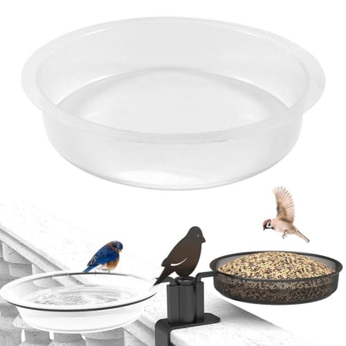 NAUXIU Kunststoff-Vogelfutterstation Tablett Vogelfutterschale Gartenbedarf Wasserschale Tablett Kunststoff B6c6 Bad Ersatz für Wild NAUXIU Kunststoff-Vogelfutterstation Tablett Vogelfutterschale Gartenbedarf Wasserschale Tablett Kunststoff B6c6 Bad Ersatz für Wild von NAUXIU