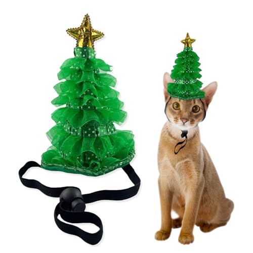 NAUZE Weihnachts-Stirnband für Haustiere, niedliches Weihnachtsbaum-Stirnband, Hut, Hund, Katze, Geburtstagsparty-Dekorationen für Welpen, Kätzchen, Haustier-Party, Weihnachten NAUZE Weihnachts-Stirnband für Haustiere, niedliches Weihnachtsbaum-Stirnband, Hut, Hund, Katze, Geburtstagsparty-Dekorationen für Welpen, Kätzchen, Haustier-Party, Weihnachten von NAUZE