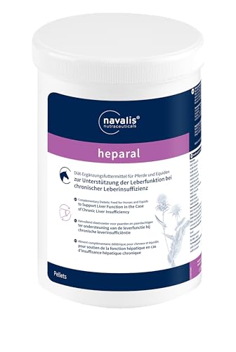 navalis heparal Horse Pellets | 1 kg | Diät-Ergänzungsfuttermittel für Pferde und Equiden zur Unterstützung der Leberfunktion bei chronischer Leberinsuffizienz | Mit Fenchel von NAVALIS Nutraceuticals