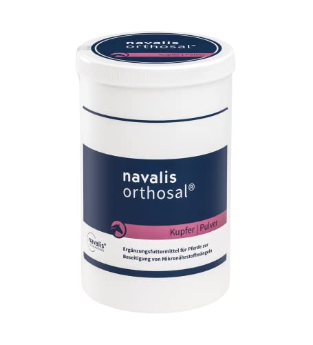 navalis orthosal Kupfer | 1 kg | Ergänzungsfuttermittel für Pferde | Kann bei der Beseitigung von Mikronährstoffmängeln unterstützend Sein navalis orthosal Kupfer | 1 kg | Ergänzungsfuttermittel für Pferde | Kann bei der Beseitigung von Mikronährstoffmängeln unterstützend Sein von NAVALIS Nutraceuticals