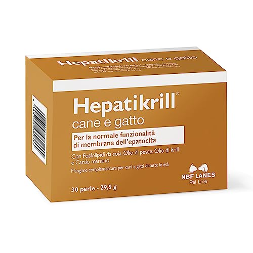 NBF Lanes | Hepatikrill Hund und Katze, 30 Perlen für die Normale Funktion der Hepatozyten-Membran von NBF Lanes