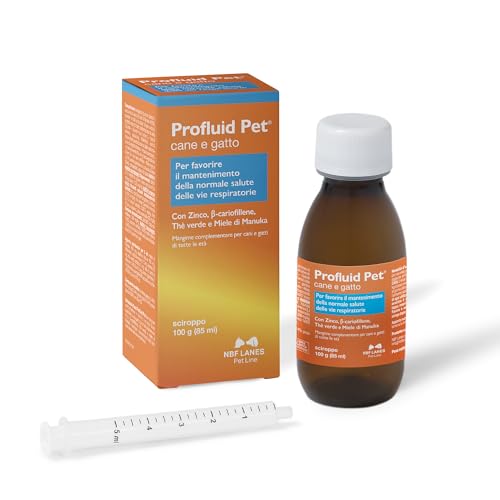 NBF Lanes Profluid Pet Hund und Katze, 100 g. Zur Förderung der normalen Gesundheit der Atemwege von NBF Lanes