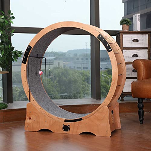 Atzenlaufrad Mute Hölzernes Katzenübungs-riesenrad, Katze Übung Rad Laufband, Winziger Spalt Und Leise Riemenscheiben Cats Verlust Gewicht Gerät, Für Katzen-haustiermöbel Katze Laufrad Atzenlaufrad Mute Hölzernes Katzenübungs-riesenrad, Katze Übung Rad Laufband, Winziger Spalt Und Leise Riemenscheiben Cats Verlust Gewicht Gerät, Für Katzen-haustiermöbel Katze Laufrad von NBVNBV