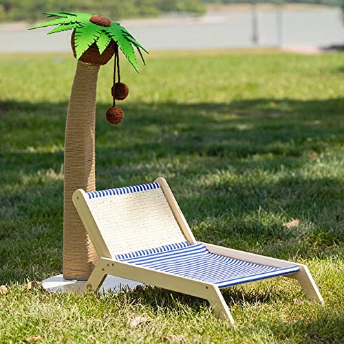 Katzenbaum, Kratzbaum Klein Mit Sisal, Hängematte Mit Kratzbrett, Niedliche Kokospalme Und Strandsessel Katzenbaum, Für Kätzchen Große Ausgewachsene Katzen Katzenbaum, Kratzbaum Klein Mit Sisal, Hängematte Mit Kratzbrett, Niedliche Kokospalme Und Strandsessel Katzenbaum, Für Kätzchen Große Ausgewachsene Katzen von NBVNBV