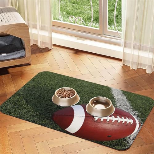 American Football Print Pet Feeding Mat For Dogs & Cats Absorbent Waterproof Dog Food Mat Non-Slip Pet Bowl Placemat Quick Dry Floor Protector Leather Tablecloth American Football Print Pet Feeding Mat For Dogs & Cats Absorbent Waterproof Dog Food Mat Non-Slip Pet Bowl Placemat Quick Dry Floor Protector Leather Tablecloth von NDDCEDEW