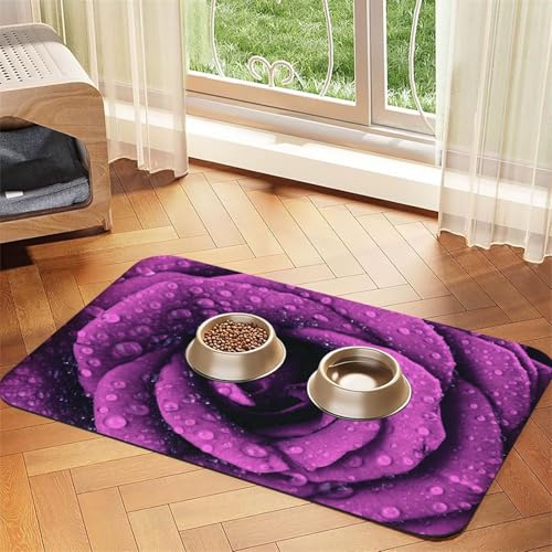 Bloom Rose Flower Print Pet Feeding Mat For Dogs & Cats Absorbent Waterproof Dog Food Mat Non-Slip Pet Bowl Placemat Quick Dry Floor Protector Leather Tablecloth Bloom Rose Flower Print Pet Feeding Mat For Dogs & Cats Absorbent Waterproof Dog Food Mat Non-Slip Pet Bowl Placemat Quick Dry Floor Protector Leather Tablecloth von NDDCEDEW