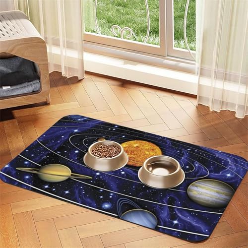 Solar Galaxy Print Pet Feeding Mat For Dogs & Cats Absorbent Waterproof Dog Food Mat Non-Slip Pet Bowl Placemat Quick Dry Floor Protector Leather Tablecloth Solar Galaxy Print Pet Feeding Mat For Dogs & Cats Absorbent Waterproof Dog Food Mat Non-Slip Pet Bowl Placemat Quick Dry Floor Protector Leather Tablecloth von NDDCEDEW