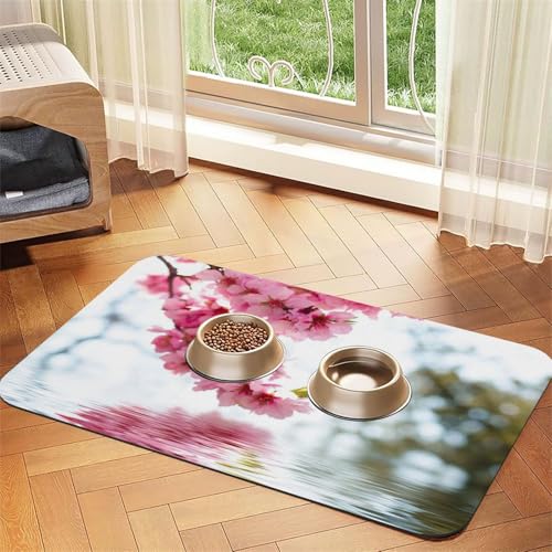 Spring Nature Print Pet Feeding Mat For Dogs & Cats Absorbent Waterproof Dog Food Mat Non-Slip Pet Bowl Placemat Quick Dry Floor Protector Leather Tablecloth Spring Nature Print Pet Feeding Mat For Dogs & Cats Absorbent Waterproof Dog Food Mat Non-Slip Pet Bowl Placemat Quick Dry Floor Protector Leather Tablecloth von NDDCEDEW