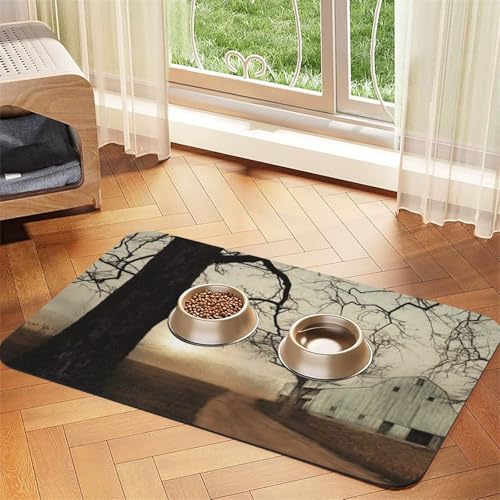 Sunrise Print Pet Feeding Mat For Dogs & Cats Absorbent Waterproof Dog Food Mat Non-Slip Pet Bowl Placemat Quick Dry Floor Protector Leather Tablecloth Sunrise Print Pet Feeding Mat For Dogs & Cats Absorbent Waterproof Dog Food Mat Non-Slip Pet Bowl Placemat Quick Dry Floor Protector Leather Tablecloth von NDDCEDEW