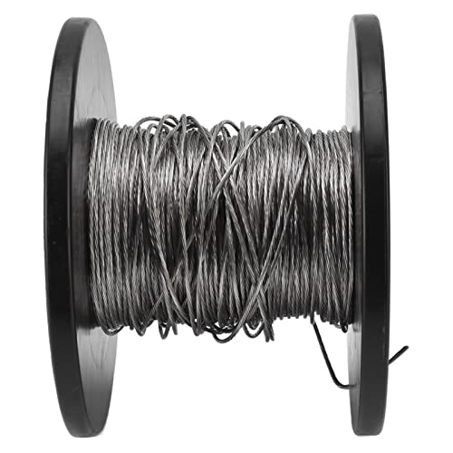 NDNCZDHC 328,1ft Electric -Zaundraht, 100 m Aluminium -Magnesiumlegierungsabsturm für Viehzäune, Stränge für die Leitfähigkeit von NDNCZDHC