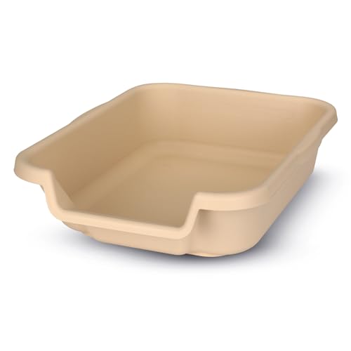 Kitty Go Here Katzentoilette für Katzen, die mit einer traditionellen Katzentoilette nicht zurecht kommen können, klein, Sandfarben Kitty Go Here Katzentoilette für Katzen, die mit einer traditionellen Katzentoilette nicht zurecht kommen können, klein, Sandfarben von NE14pets