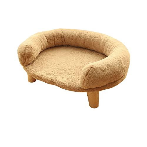 Katzenbett, erhöhtes Katzensofa, erhöhtes Haustiermöbelhaus, warme und gemütliche Haustierwohnungen mit Holzbeinen, Schlafsack für Kätzchen oder kleine Hunde, Kaninchen, abnehmbar und leicht zu Katzenbett, erhöhtes Katzensofa, erhöhtes Haustiermöbelhaus, warme und gemütliche Haustierwohnungen mit Holzbeinen, Schlafsack für Kätzchen oder kleine Hunde, Kaninchen, abnehmbar und leicht zu von NEAFP